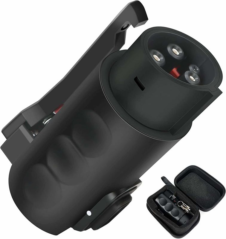 80A 240v Ac Tesla Carregador Conector Ev Adaptador Carregador Tesla Para J1772 Adaptador Para Tesla