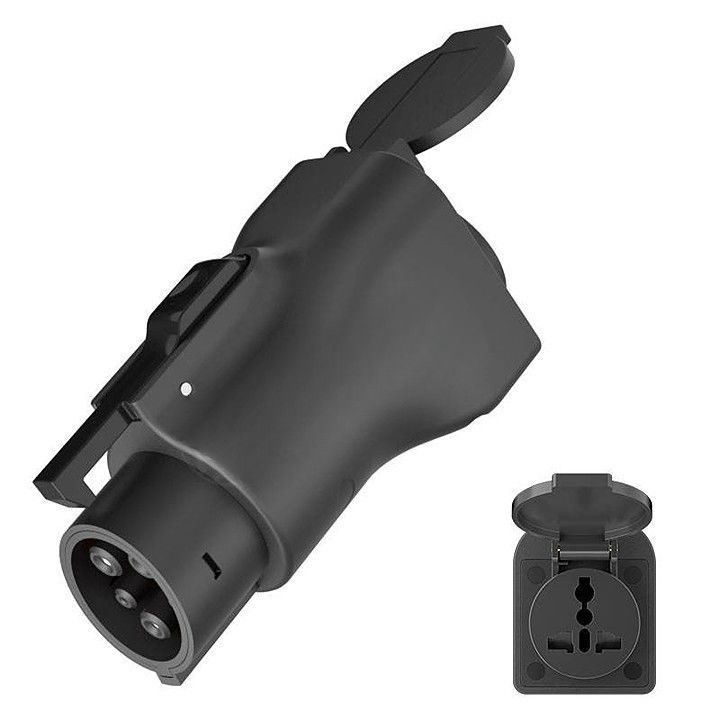 Adaptador de carga do veículo J1772 Plug Ev Connector Adaptador de descarga Ev Outlet J1772