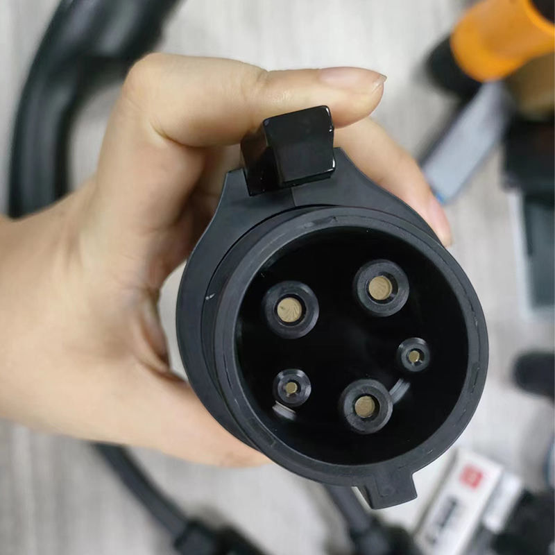 Segurança portátil 60A 250V Adaptador de carregador Tesla para Tipo 1 EV com cabo para carregador de carro elétrico