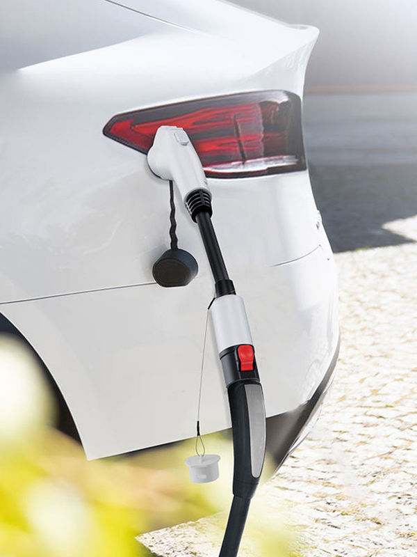 Segurança portátil 60A 250V Adaptador de carregador Tesla para Tipo 1 EV com cabo para carregador de carro elétrico