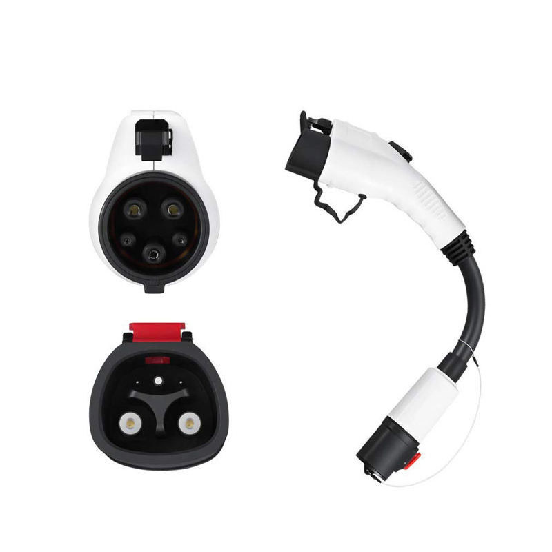 Segurança portátil 60A 250V Adaptador de carregador Tesla para Tipo 1 EV com cabo para carregador de carro elétrico