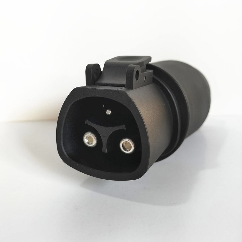 Adaptador de carregador Tesla para Tipo 2 60A max Conector 14kw Ev Plug Carregamento rápido