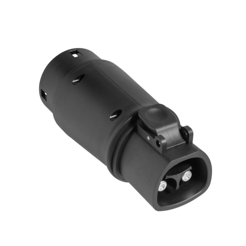 Adaptador de carregador Tesla para Tipo 2 60A max Conector 14kw Ev Plug Carregamento rápido