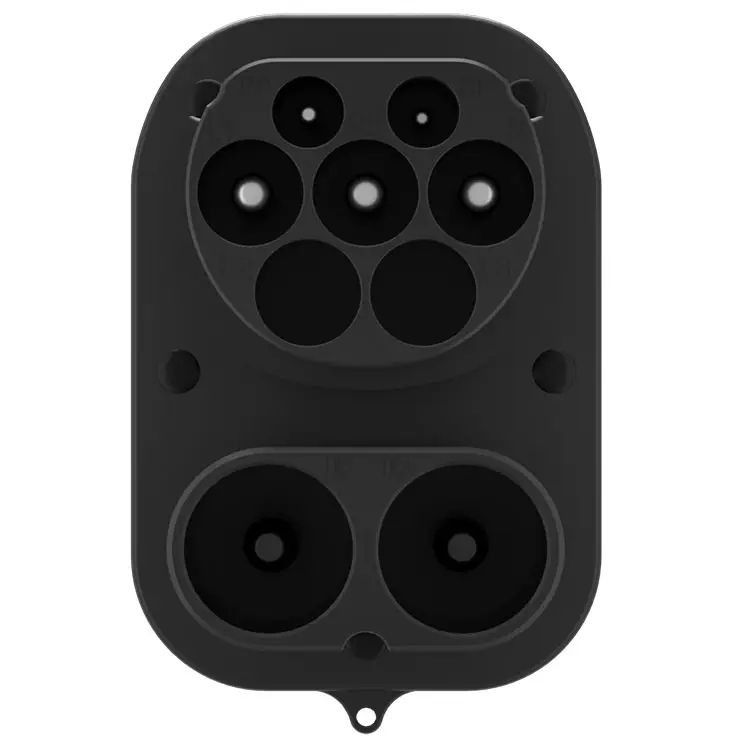 Europa CCS2 para Tesla carregamento de carros elétricos CCS2 adaptador DC Para TESLA AC+DC
