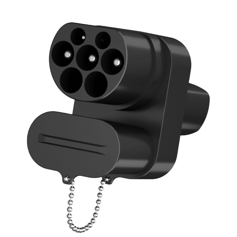Europa CCS2 para Tesla carregamento de carros elétricos CCS2 adaptador DC Para TESLA AC+DC