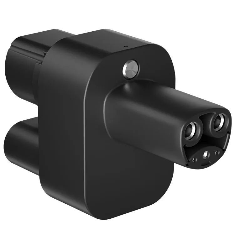 Europa CCS2 para Tesla carregamento de carros elétricos CCS2 adaptador DC Para TESLA AC+DC