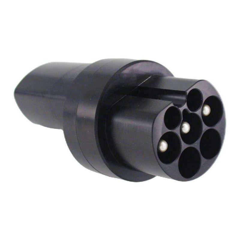 Conector de carregador de veículos elétricos Tipo 2 para adaptador de carregador de veículos elétricos da Tesla