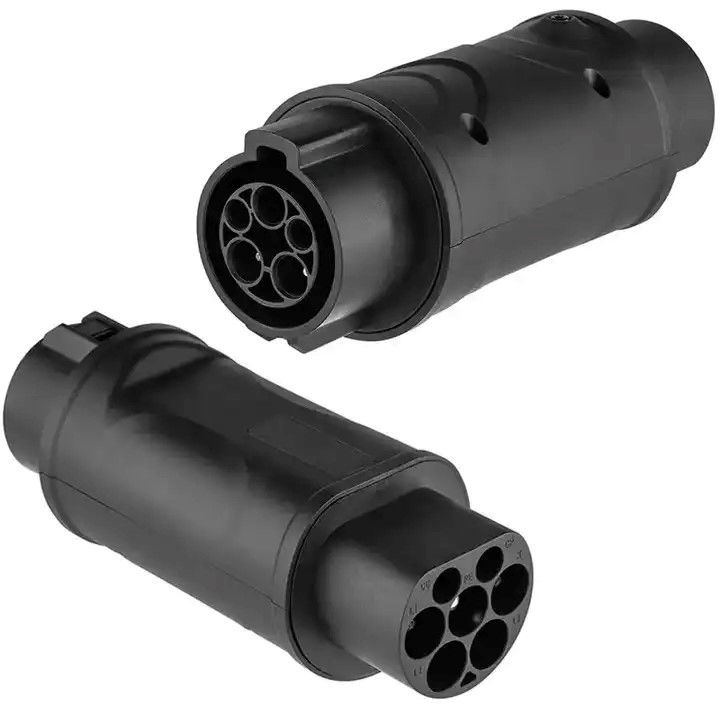 Ev Adaptador Carregador de Carga Veículo Elétrico J1772 32a Tipo 1 Ev Carregador J1772 para GB/T Adaptador