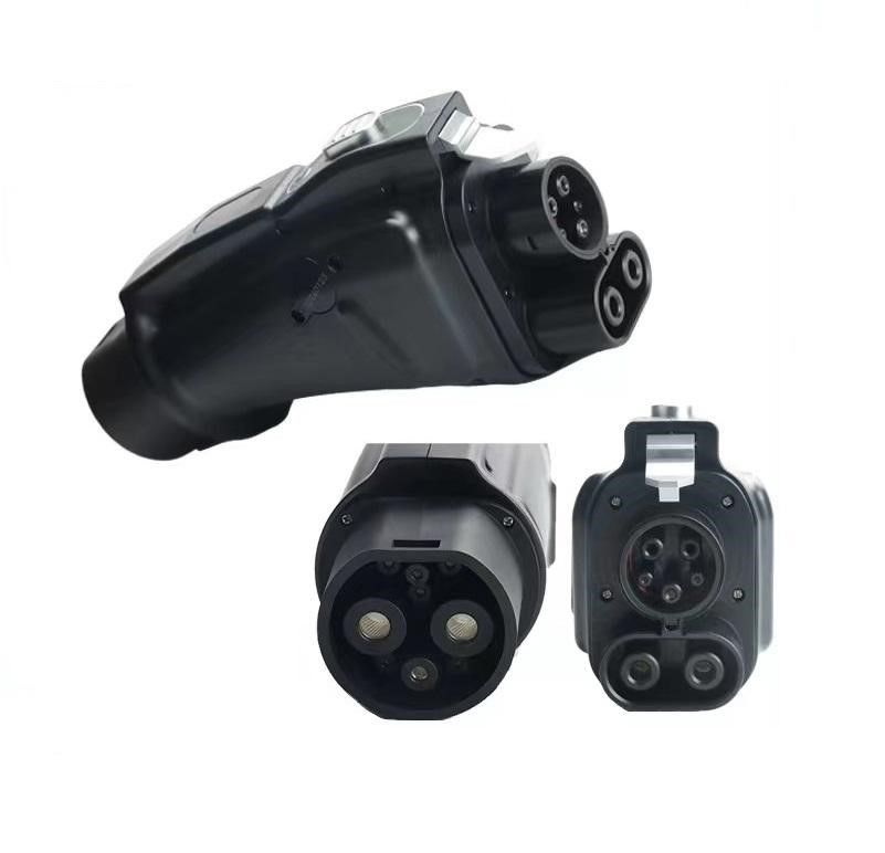 Adaptador CCS1 para conector GBT Ev Plug de carregamento rápido 200a Dc Combo Adaptador