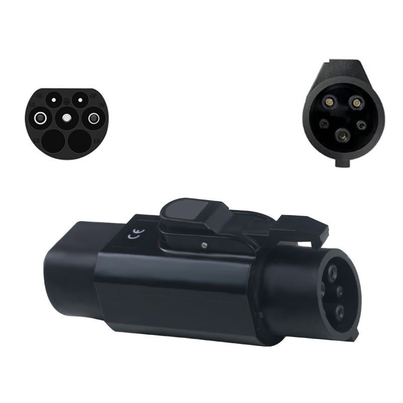 Tipo 2 a J1772 Adaptador de carregamento de veículos elétricos Tipo 1 a Conector de carregador de veículos elétricos Tipo 2