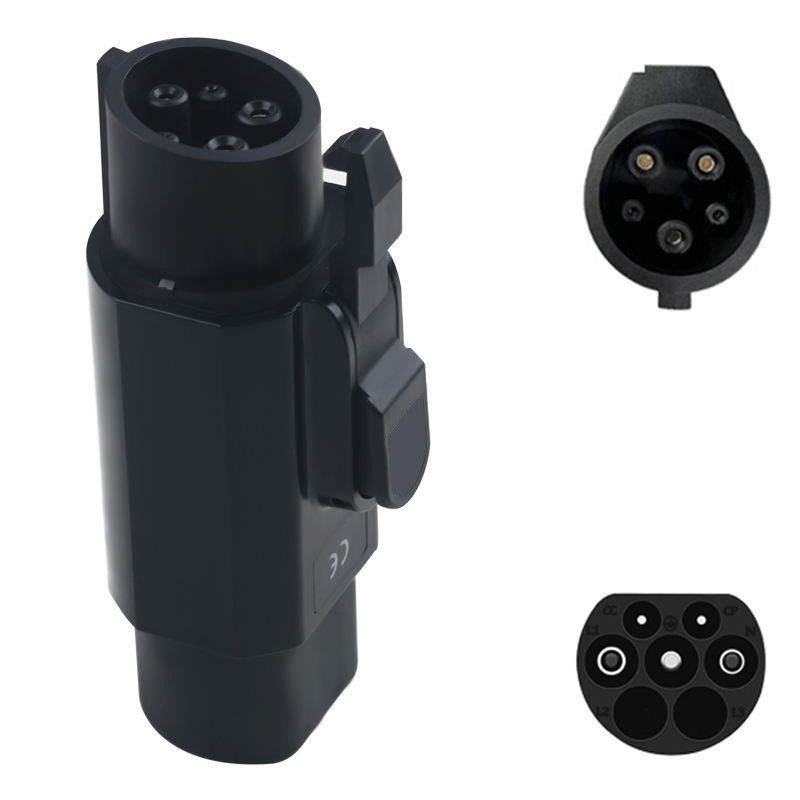 Tipo 2 a J1772 Adaptador de carregamento de veículos elétricos Tipo 1 a Conector de carregador de veículos elétricos Tipo 2