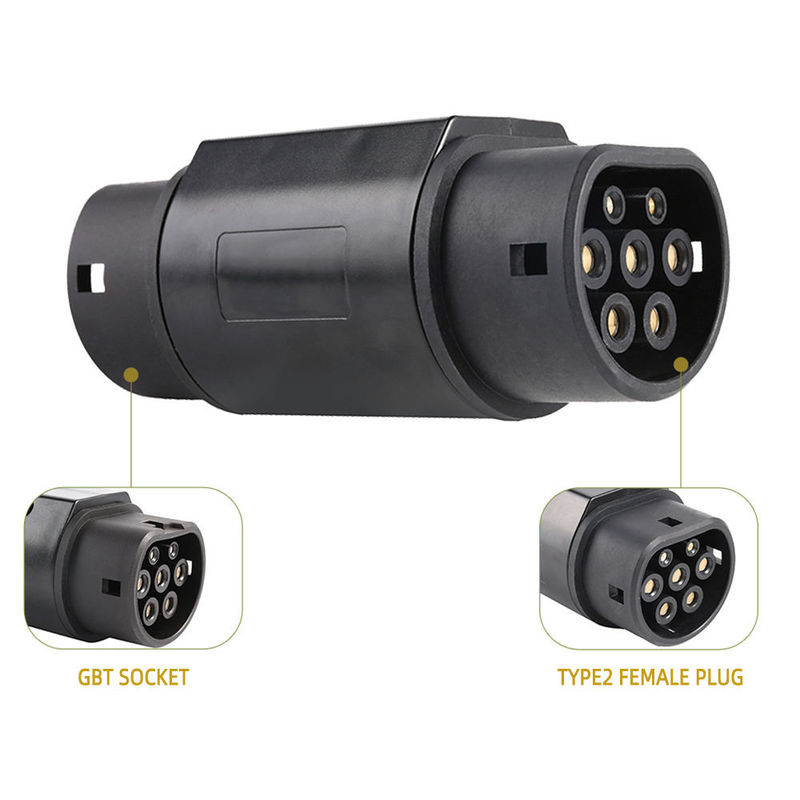 Novo conector de carregamento de energia 32A AC Type2 para adaptador GBT para carregamento EVSE