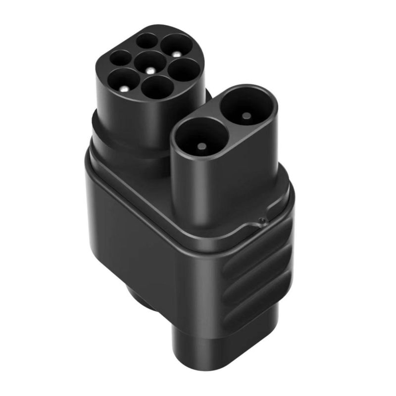 Adaptador de carregamento direto de fábrica de 200 kW de CC CCS2 para CCS1 conector EV carregamento rápido CCS2 para CCS1 Adaptador