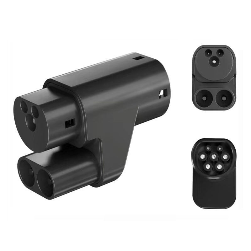 Ev Adaptador Carregador Adaptador Carregamento de veículos elétricos TPC CCS2 TO Type2 Para Tesla Model 3/s/x/y