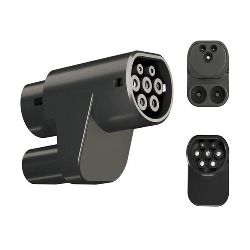 Ev Adaptador Carregador Adaptador Carregamento de veículos elétricos TPC CCS2 TO Type2 Para Tesla Model 3/s/x/y