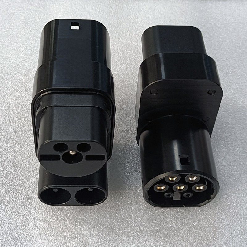 Ev Adaptador Carregador Adaptador Carregamento de veículos elétricos TPC CCS2 TO Type2 Para Tesla Model 3/s/x/y