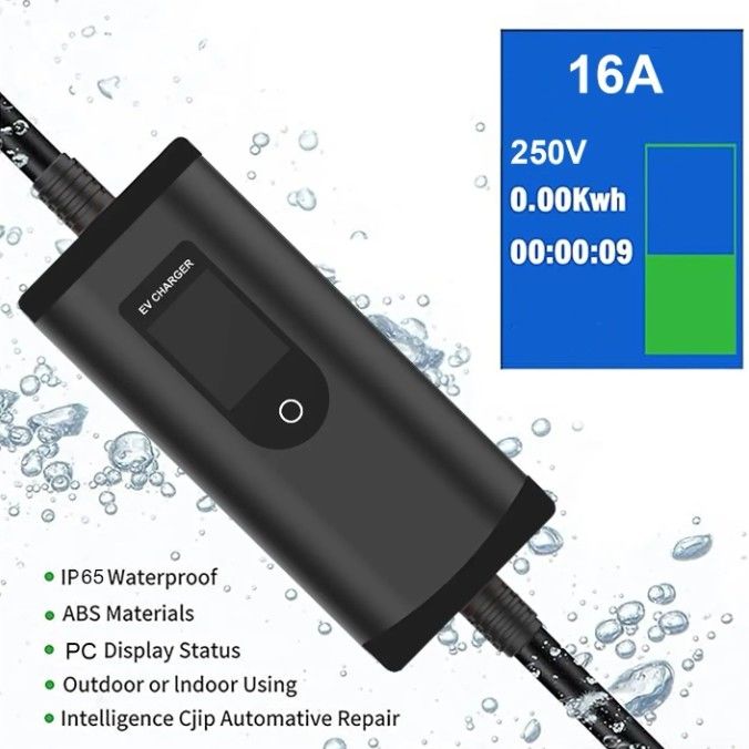 Fábrica 8a-32a Regular SAE J1772 TÍPICO 1 Carregador rápido de automóveis elétricos Carregador EV portátil