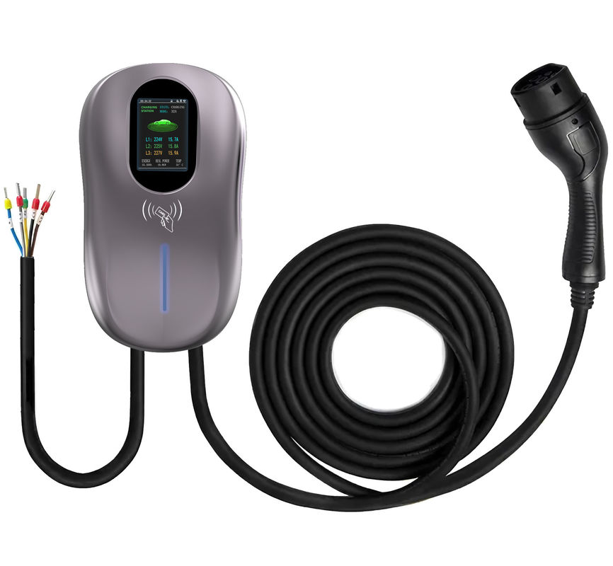 Estação de carregamento de energia elétrica por atacado Carregador de automóveis 11kw OEM Ev exterior IEC 62196 TYPE2 wallbox exterior